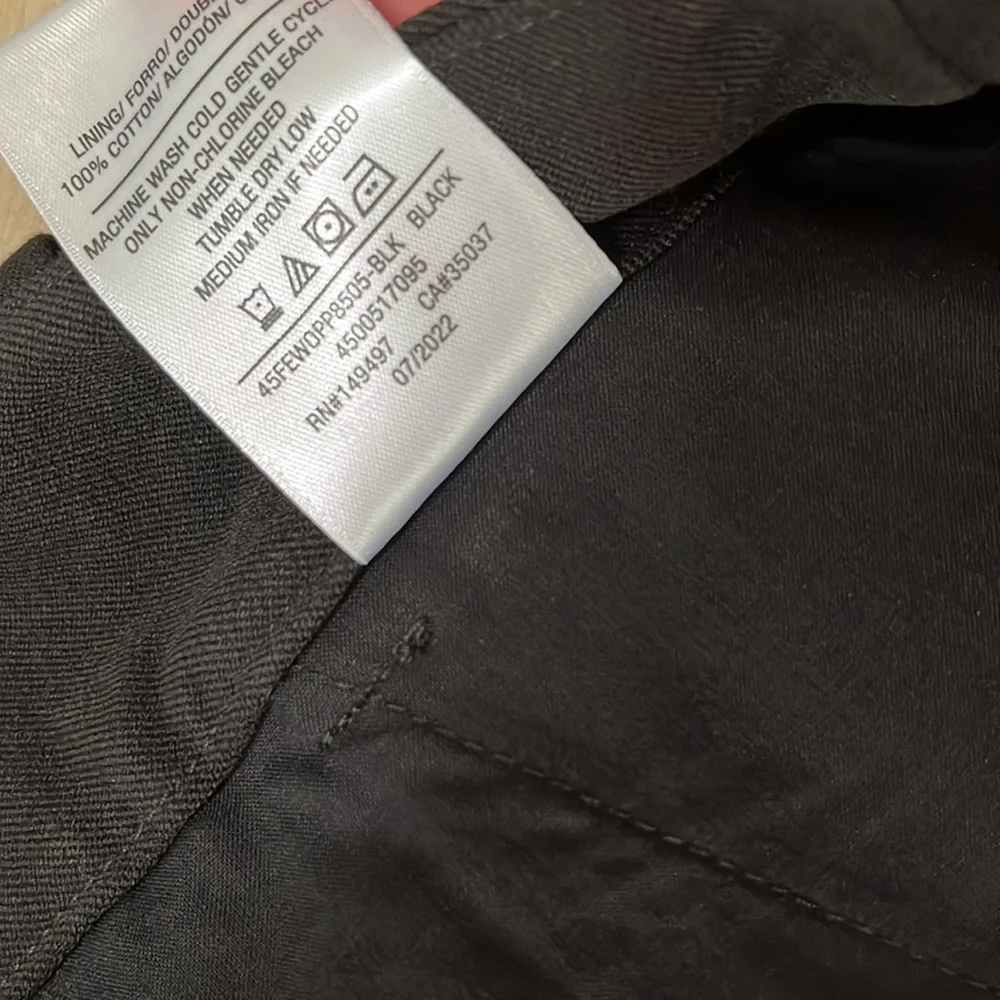 FAVORITE DAUGHTER The Favorite Pant Pleat Pants BLACK SIZE 12 NEW. 0694 - Picture 8 of 8